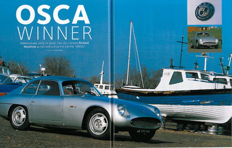 OSCA Winner – Calssic and Sports Car, July 2005. Richard Hesletine